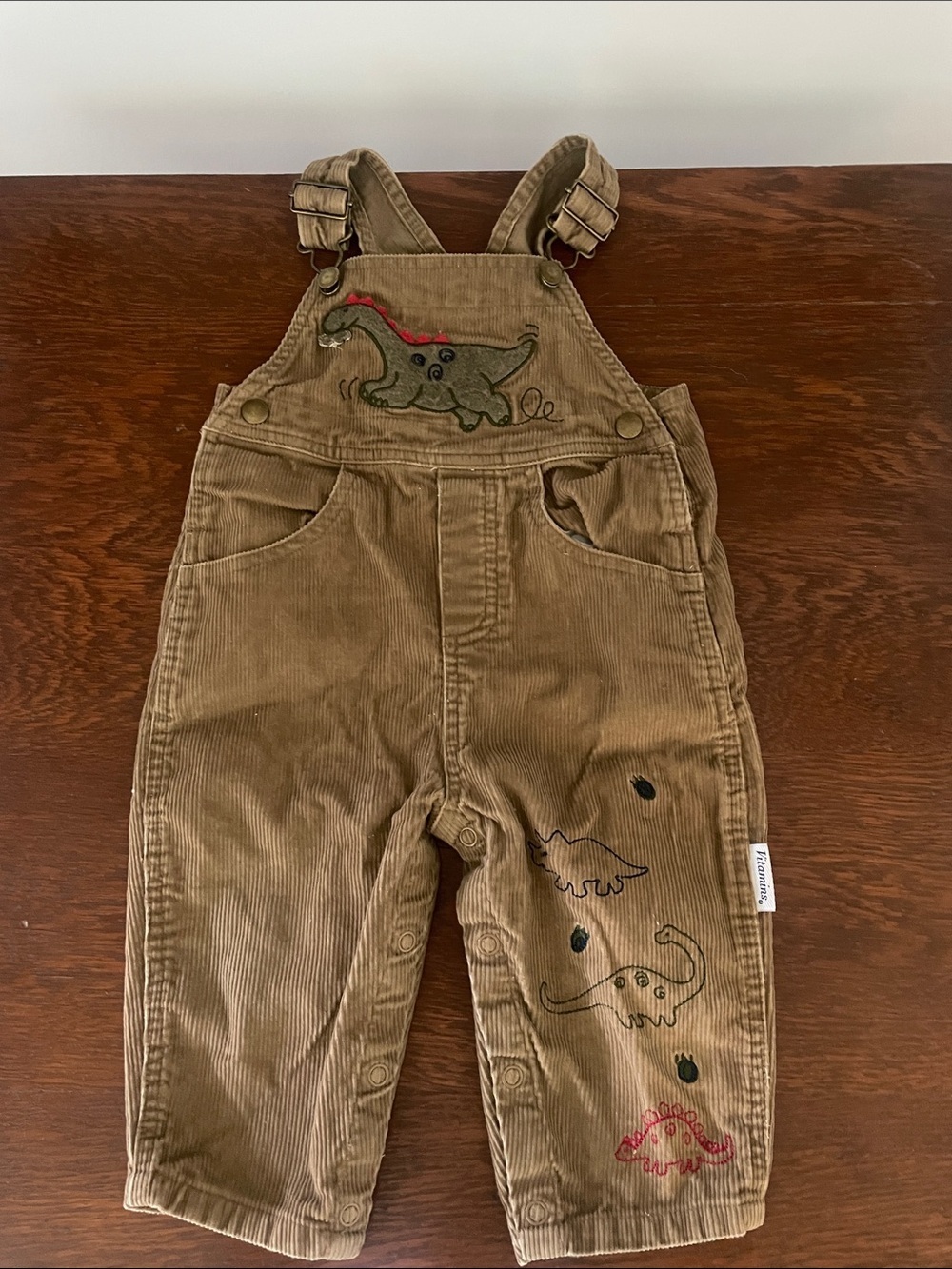 Overalls baby 12 months brown like new